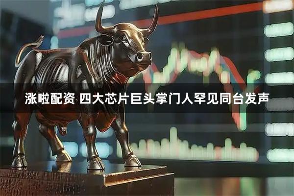 涨啦配资 四大芯片巨头掌门人罕见同台发声